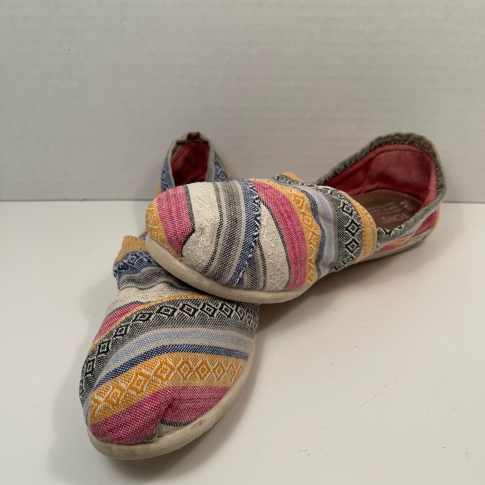TOMS Canvas Slip On Shoes Multiple Colors